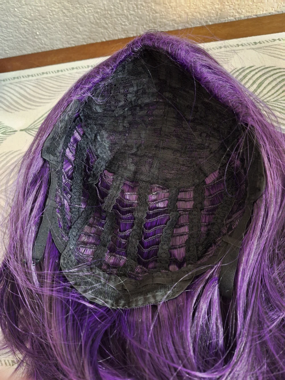 Purple Short Layered Women's Wig - Unbranded